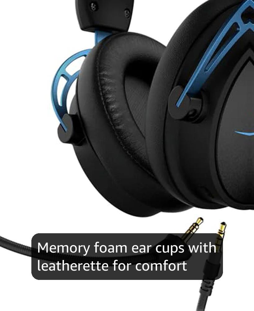 Amazon.com: HyperX Cloud Alpha S - PC Gaming Headset, 7.1 Surround